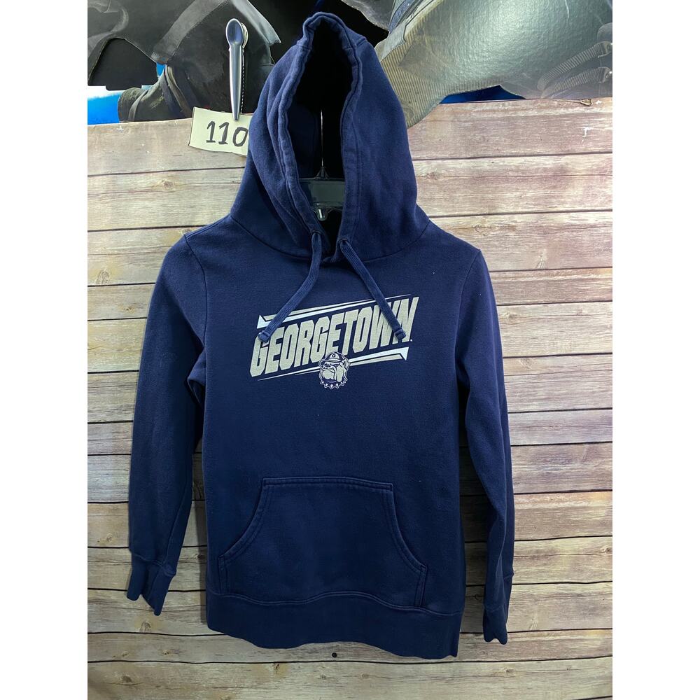 Fanatics Georgetown Hoyas Blue Hoodie Sweatshirt Size Small